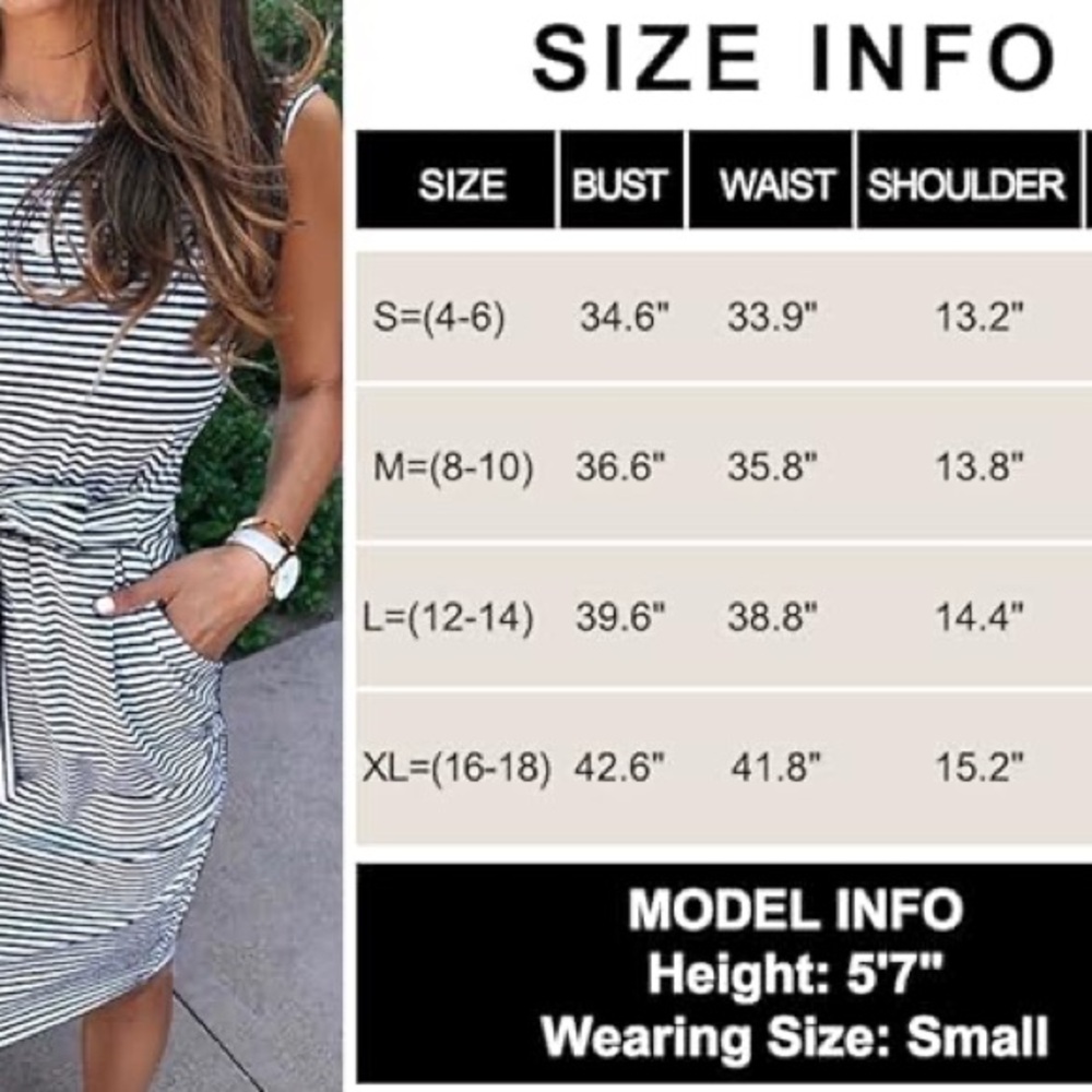 UVN | Striped T-Shirt Dress - Picture 11 of 11